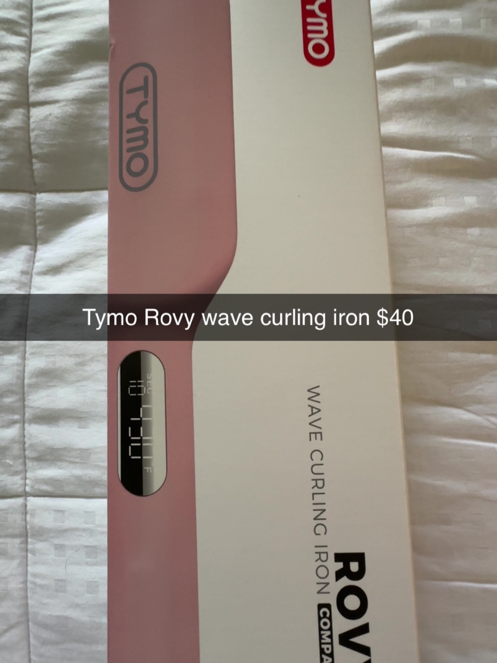 Tymo Rovy Wave Curling Iron - Pink